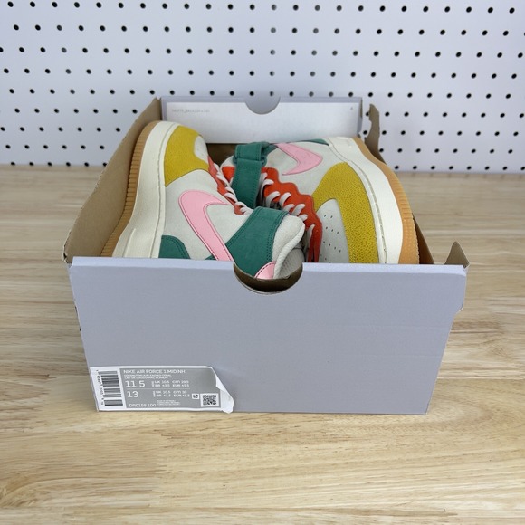 Nike Air Force 1 Mid Coconut Milk Gray 2022 nby Af1 New Mens Size 11.5 main image 4